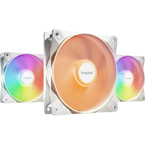Be Quiet ! LIGHT WINGS LX 120mm PWM 3-Pack White Computer case Fan 12 cm 3 pc(s) - (BL122)