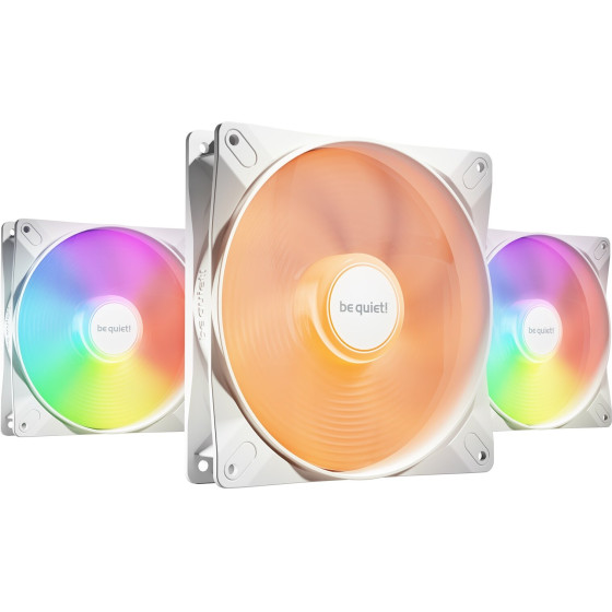 Be Quiet ! LIGHT WINGS LX 140mm PWM 3-Pack White Computer case Fan 14 cm 3 pc(s) - (BL128)