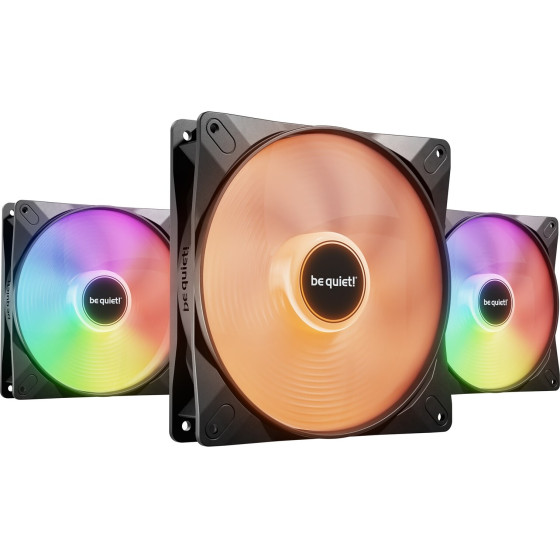 Be Quiet ! LIGHT WINGS LX 140mm PWM High Speed 3-Pack Black Computer case Fan 14 cm 3 pc(s) - (BL130)