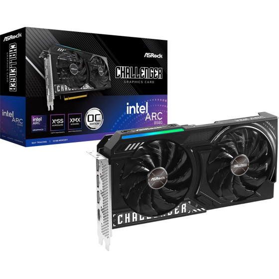 Asrock Intel Arc B580 Challenger 12GB OC Arc A580 GDDR6 - (B580 CL 12GO)