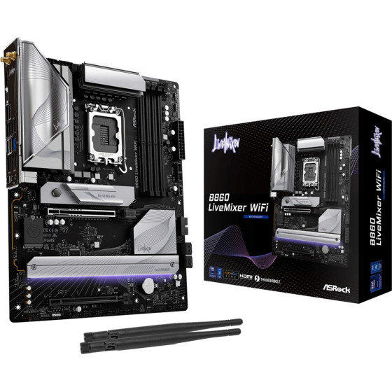 Asrock Intel B860 LGA 1851 (Socket V1) ATX - (B860 LIVEMIXER WIFI)