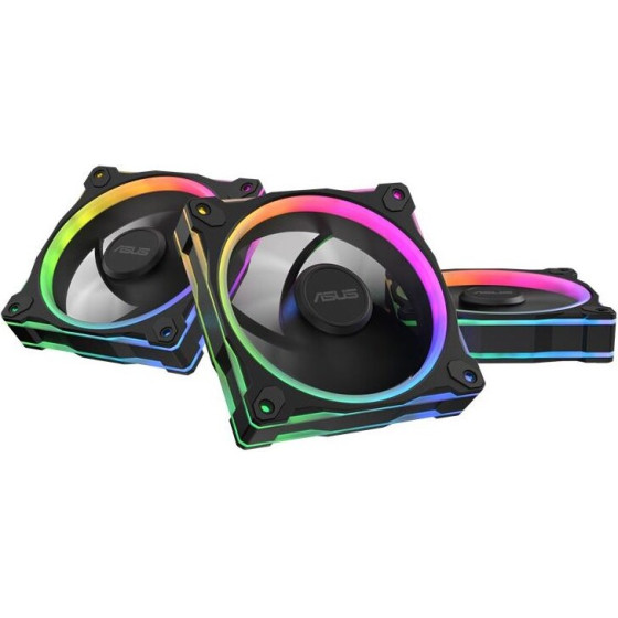 ASUS Prime MR120 Fan ARGB Reverse Black 3in1 Computer case 12 cm 3 pc(s) - (90DA00L0-B09020)