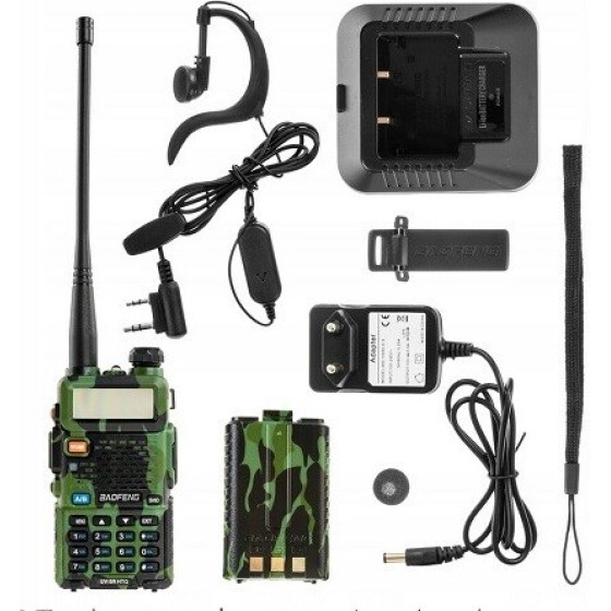 BAOFENG UV-5R HTQ Camov WALKIE-TALKIE - (R BF UV-5R 5W HT CAMO)