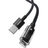 Baseus Gem USB to IP 2.4A fast charging cable 1 m Black - (P10373003111-00)