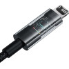 Baseus Gem USB to IP 2.4A fast charging cable 1 m Black - (P10373003111-00)