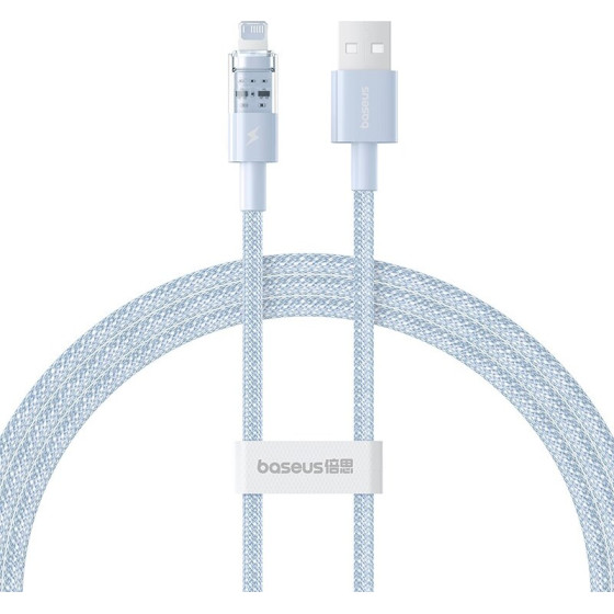 Baseus Gem USB to IP 2.4A fast charging cable 1 m Blue - (P10373003311-00)
