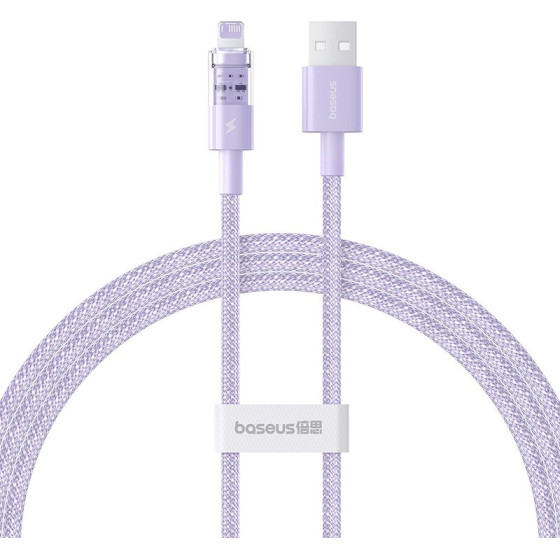 Baseus Gem USB to IP 2.4A fast charging cable 1 m Purple - (P10373003511-00)