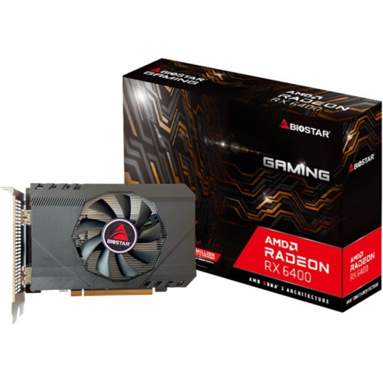 Biostar RX 6400 4GB graphics card - (VA6406RA46)