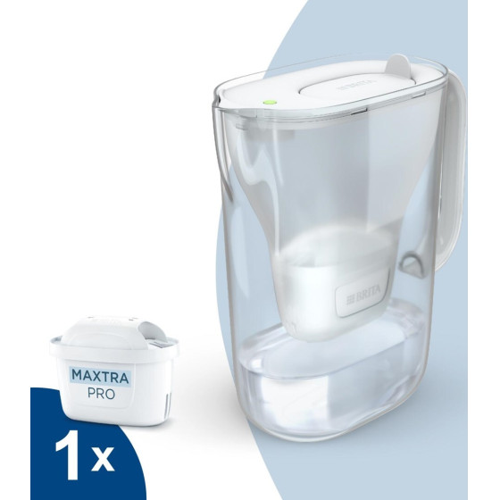 BRITA Style Essential+1 Maxtra Pro PP filter jug (white) - (1058040)