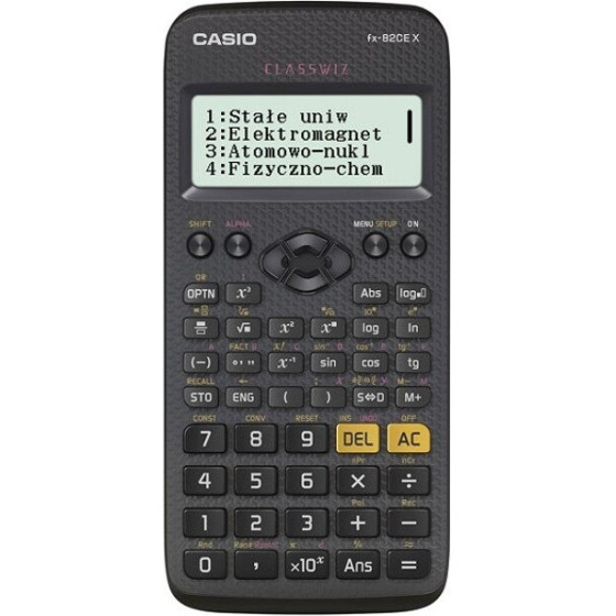 Casio CALCULATOR SCIENTIFIC FX 82CEX BLACK, 12-DIGIT DISPLAY - (FX-82CEX)