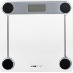 Clatronic Electronic Personal Scale (Transparent/Silver) - (PW 3368)