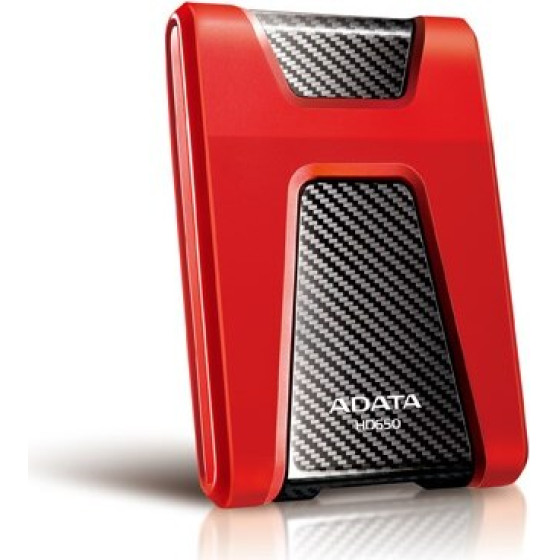 ADATA DashDrive Durable HD650 external hard drive 1000 GB Red - (AHD650-1TU31-CRD)