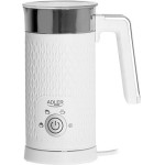 Adler milk frother/warmer Automatic Metallic, White - (AD 4494)