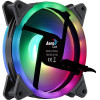 Aerocool Duo 12 ARGB 6-pin Computer case Fan 12 cm Black - (AEROPGSDUO12ARGB-6P)
