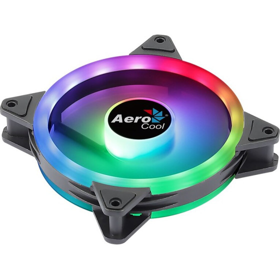 Aerocool Duo 12 ARGB 6-pin Computer case Fan 12 cm Black - (AEROPGSDUO12ARGB-6P)
