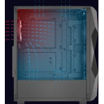 Aerocool PC Case PGS Volcan-G-BK-V1 - (AEROPGSVOLCAN-G-BK-V1)