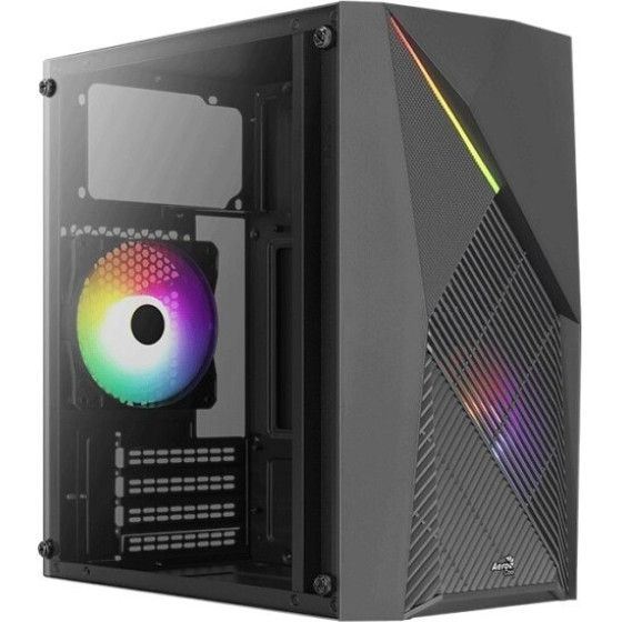 Aerocool PGS RAIDER MINI-G-BK-v3 CASE - (AEROPGSRAIDER-M-G-V3)