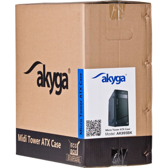 Akyga ' PC''ATX Nero Midi Tower Black - (AK995BK)