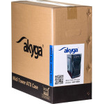 Akyga computer case Micro Tower Black - (AK13BK)