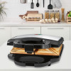 Clatronic sandwich maker 750 W Black, Stainless steel - (ST 3778)
