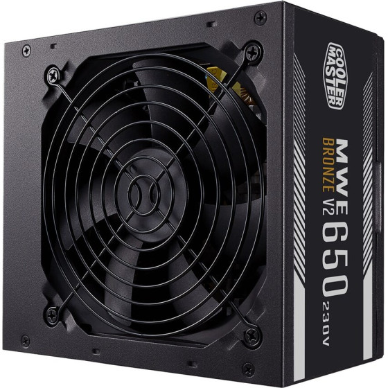 Cooler Master MWE 650 Bronze 230V V2 power supply unit 650 W 24-pin ATX ATX Black - (MPE-6501-ACABW-BEU)