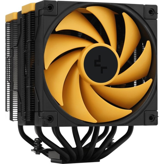 DEEPCOOL AK620 Zero Dark Zoria Processor Air cooler 12 cm Black, Yellow 1 pc(s) - (R-AK620-BKNPMN-E)