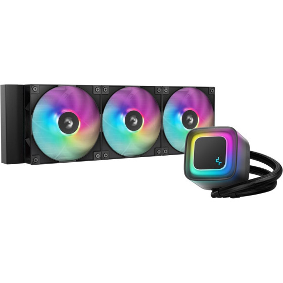 DEEPCOOL LE360 V2 Processor All-in-one liquid cooler 12 cm Black 1 pc(s) - (R-LE360-BKAMMC-G-2)