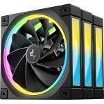 DEEPCOOL FL12R-3 IN 1 Computer case Fan 12 cm Black 3 pc(s) - (R-FL12R-BKAPN3-G)