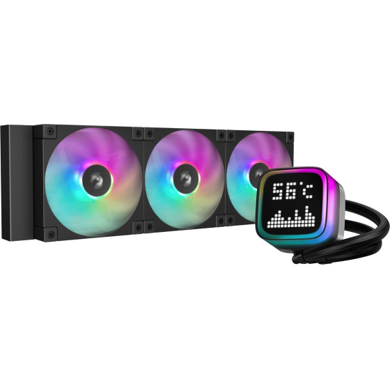 DEEPCOOL LP360 Computer case, Processor All-in-one liquid cooler 12 cm Black 1 pc(s) - (R-LP360-BKMSNC-G-1)