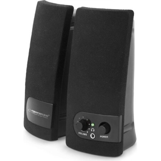 Esperanza 2-way Black Wired 6 W - (EP119)