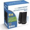 Esperanza 2-way Black Wired 6 W - (EP119)