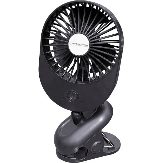 Esperanza Compact USB Fan, BLACK - (EHF103K)