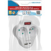 Esperanza Electrical splitter 2 GN. USB-C USB-A ON. White - (ELK311W)