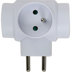 Esperanza Electrical Splitter 3 sockets White - (ELK302W)