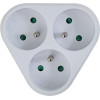 Esperanza Electrical Splitter 3 sockets White - (ELK303W)