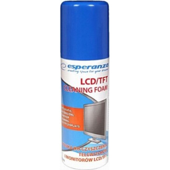 Esperanza equipment cleansing kit LCD/TFT/Plasma Equipment cleansing foam 100 ml - (ES101)