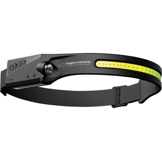 Esperanza flashlight Black, Headband flashlight LED - (EOT067)