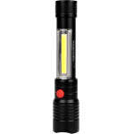 Esperanza Flashlight Black, LED Flashlight - (EOT069)