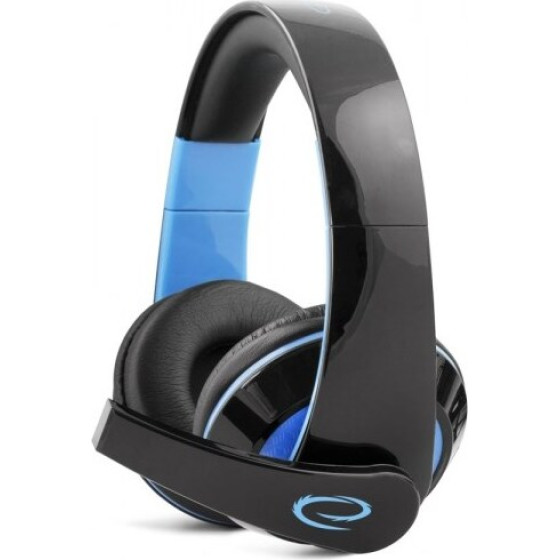 Esperanza Headset Wired Head-band Gaming Black, Blue - (EGH300B)
