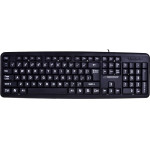 Esperanza keyboard USB QWERTY UK English Black - (EK129)