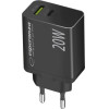 Esperanza mains charger 20W Black - (EZC105K)