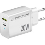 Esperanza mains charger 20W White - (EZC105W)