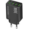 Esperanza mains charger 36W Black - (EZC107K)