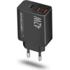 Esperanza mains charger 42W Black - (EZC106K)