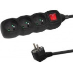 Esperanza power extension 1.5 m 3 AC outlet(s) Indoor Black - (ELK210K)