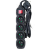 Esperanza power extension 1.5 m 4 AC outlet(s) Indoor Black - (ELK212K)
