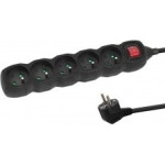 Esperanza power extension 1.5 m 5 AC outlet(s) Indoor Black - (ELK214K)