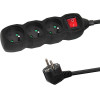 Esperanza power extension 3 m 3 AC outlet(s) Indoor Black - (ELK211K)