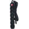 Esperanza power extension 3 m 6 AC outlet(s) Indoor Black - (ELK218K)