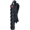 Esperanza power extension 5 m 6 AC outlet(s) Indoor Black - (ELK219K)